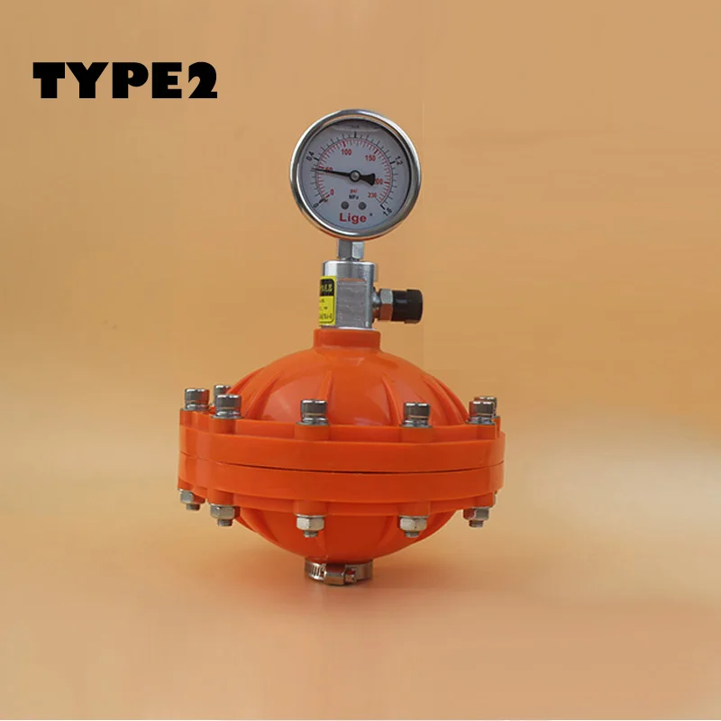 1/4 &quot0 35 л НПВХ амортизаторы для пульсации ДИАФРАГМЕННОГО ТИПА DN15 PVC PP