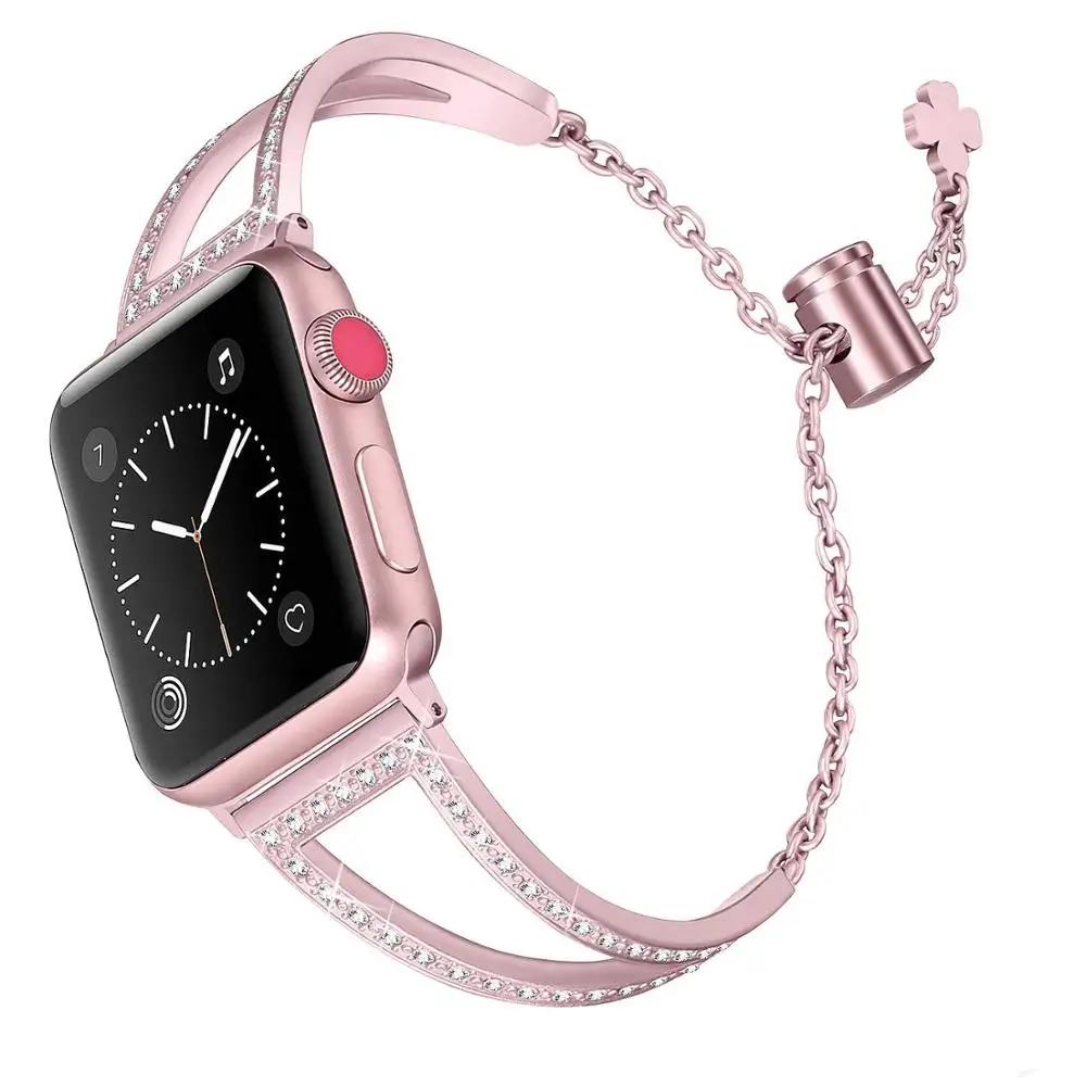 Браслет из нержавеющей стали для Apple Watch Band 42 мм 44 Iwatch Series 4/3/2/1|Ремешки часов| |