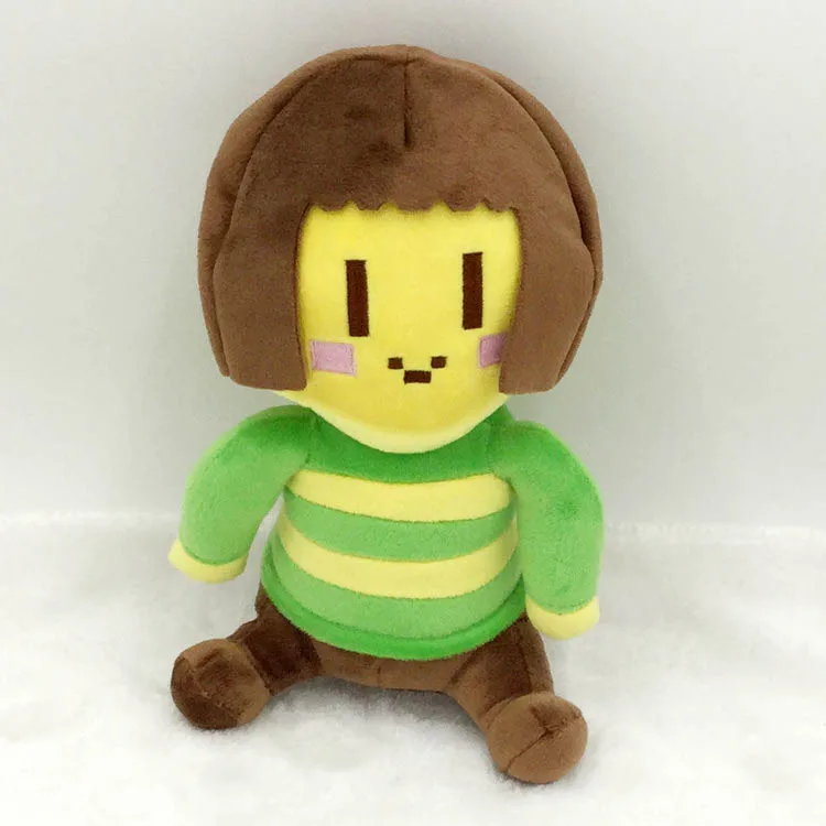 Undertale Frisk Chara плюшевая кукла игрушка для детей подарок 20 см - Цвет: green chara