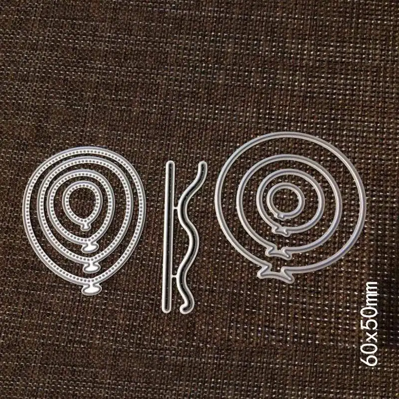 Сделай сам воздушный шар бумажная поделка металлическая вырубка штамп