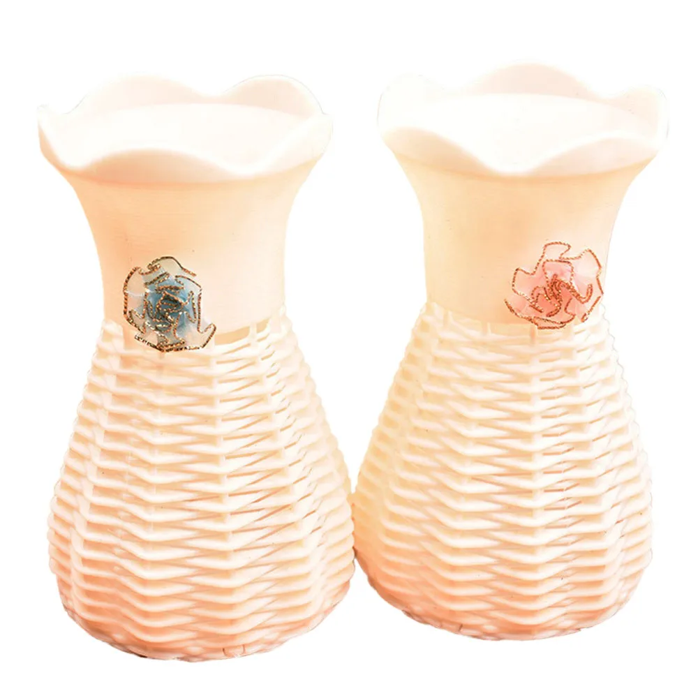 Домашний декор хороший ротанга ваза корзина цветы метров орхидеи искусственные