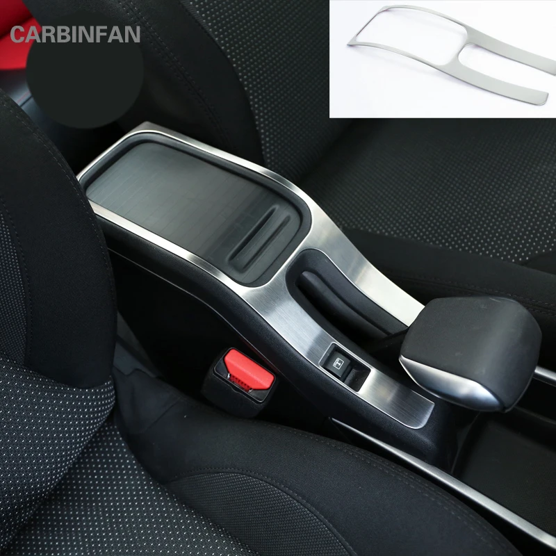 Подходит для peugeot 2008 DIY Автомобильный Стайлинг из нержавеющей стали ручной тормоз подлокотник коробка для хранения панель управления чехол наклейки C681