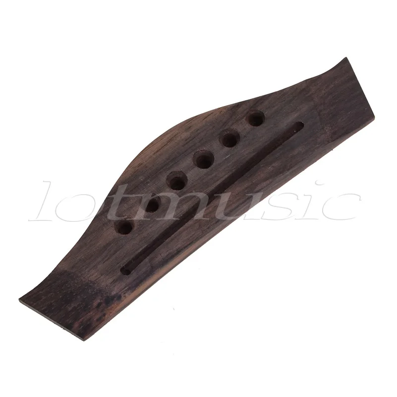 Kmise Rosewood 6 нитей седло через гитарный мост Подходит 34 36 38 дюймов Акустическая