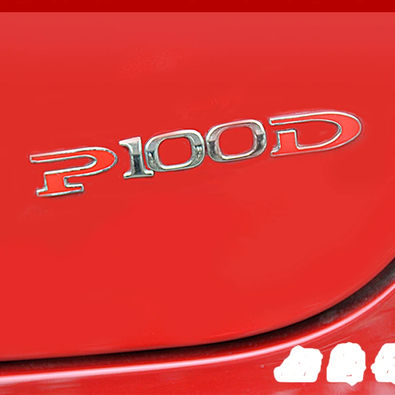 Автомобильная задняя наклейка PD 100 90 Tesla Model S значок с эмблемой 3D пользовательский
