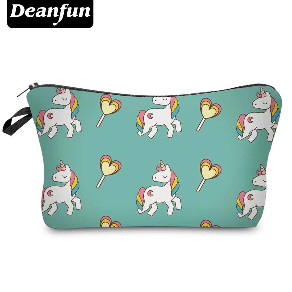 Deanfun модный бренд Единорог косметичка Новая мода 3D печатных женщин дорожный кейс