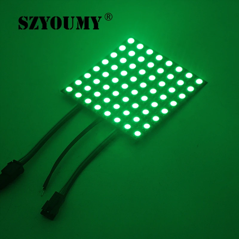 Светодиодный модуль для индивидуально адресуемого цифрового пикселя syoumy DC5V 8x