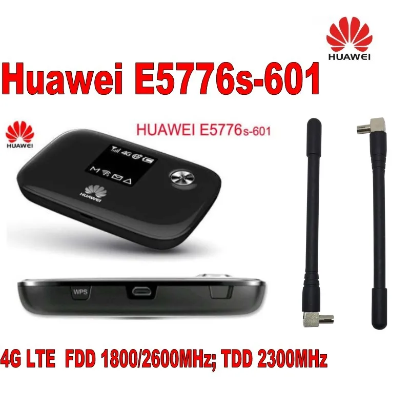 Huawei E5776 E5776s 601 FDD 1800/2600MHz TDD 2300MHz 4g pocket wireless router plus 2pcs antenna|antenna wireless|antenna 4gantenna huawei |