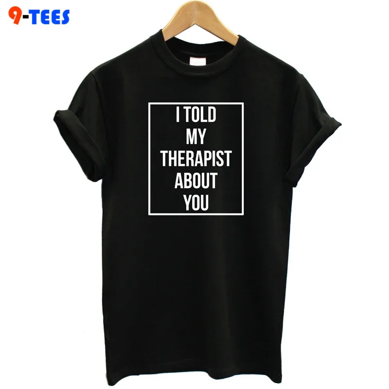 2018 Новый Модная футболка Для женщин подарок на день рождения письмо печати