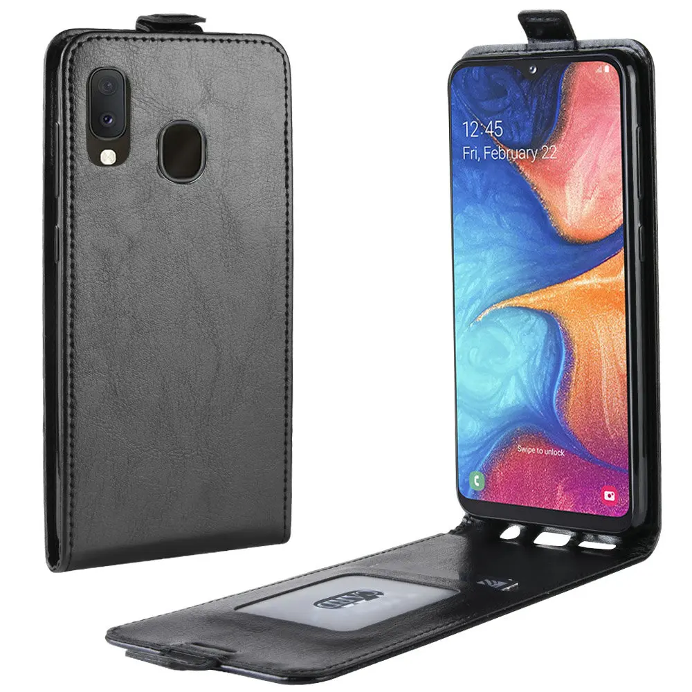 Кожаный чехол с откидной крышкой для Samsung Galaxy A20e A20 A30 A60 A50 A40 A70 Ретро Чехол