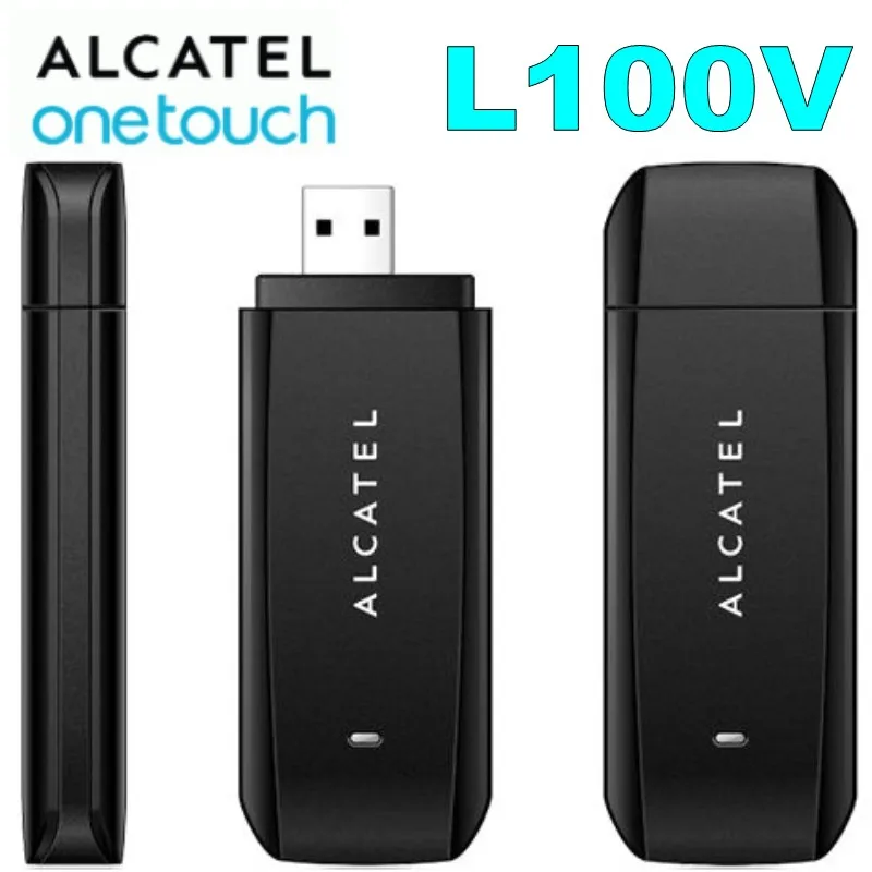 Разблокированный usb модем Alcatel L100v 3G 4G 100 Мбит/с FDD LTE|lte dongle|alcatel l100vlte |