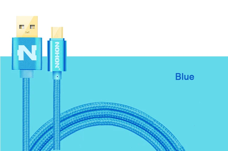NOHON Micro USB кабель для быстрой зарядки мобильных телефонов samsung huawei htc Nokia Android быстрое зарядное устройство USB кабель для синхронизации данных