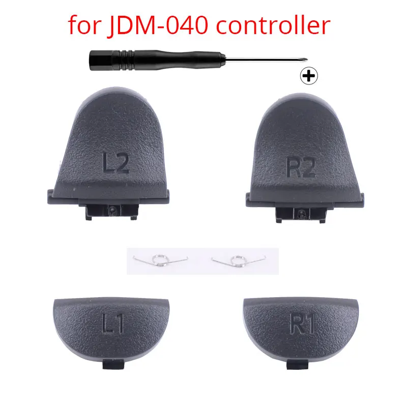 Gray L1 R1+L2 R2 Trigger Buttons Springs +Tool for JDM-040 PS4 slim/PS4 pro Dualshock 4 Sony Playstation slim Controller | Электроника