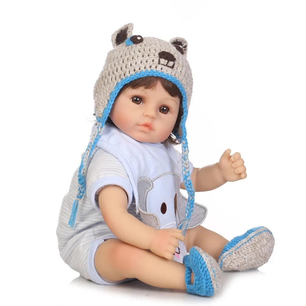 NPKCOLLECTION 47 см силиконовая кукла reborn baby girl Кукла оптовая продажа игрушки для