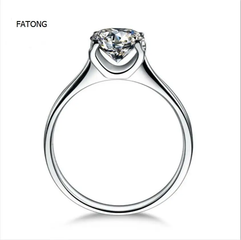 925 sterling silver jewelry zircon ring wedding female high-end bridal t031 | Украшения и аксессуары