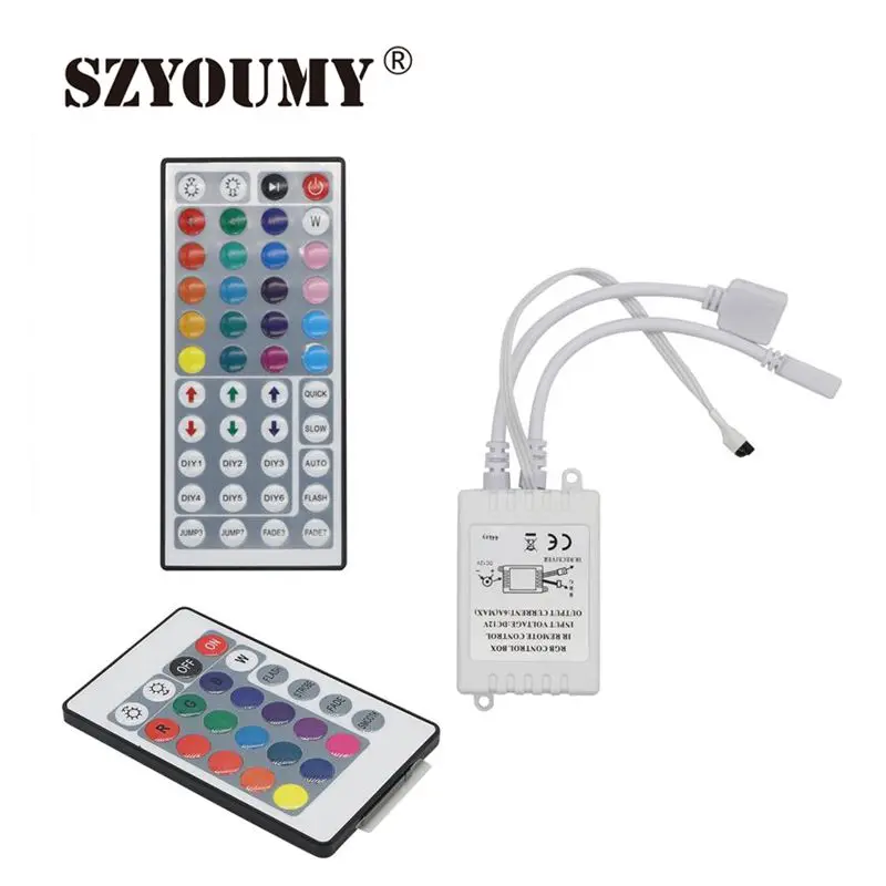 SZYOUMY 50 шт. светодиодный RGB-контроллер 12 В постоянного тока 44 клавиши/24 клавиши