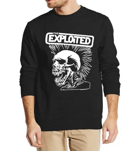 Мужская толстовка в стиле панк-рок с принтом черепа, Осень-зима 2020, модная Толстовка в стиле хип-хоп