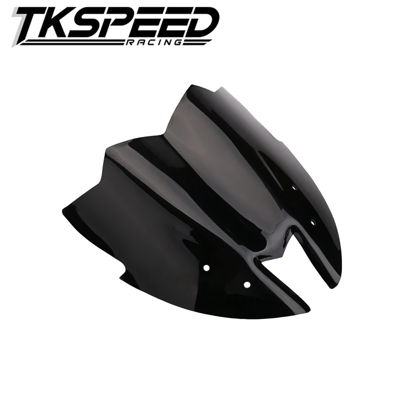 Мотоцикл черный лобового стекла ветрового viser козырек стиль подходит для Kawasaki Z800 2012 2013 Double Bubble