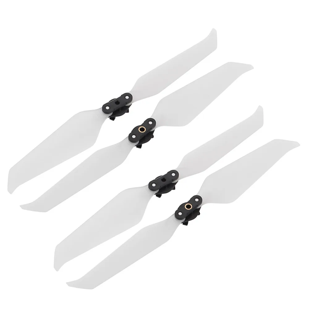 2 пары светящихся пропеллеров 8743F для дрона DJI Mavic Pro/ Zoom складные быстросъемные