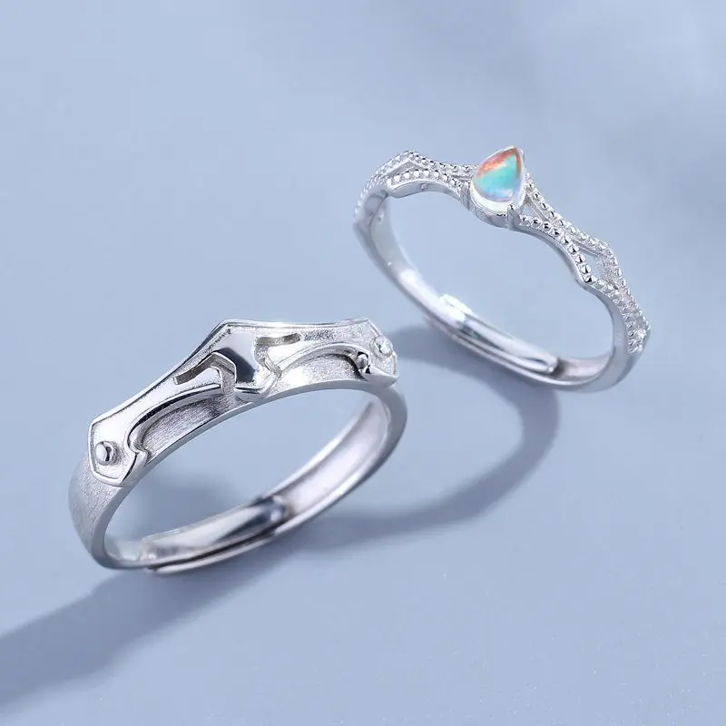 Женское кольцо с лунным камнем Silvology оригинальные обручальные кольца из