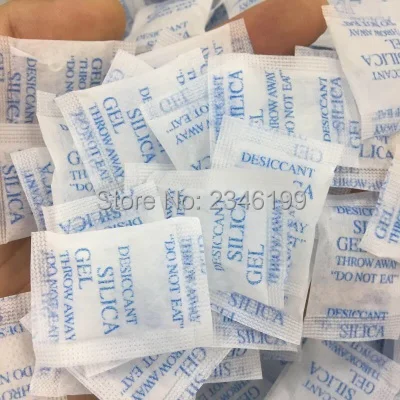 1000 упак./лот силикагель dessiccant влаги Амортизатор сухой Даг для контейнеров