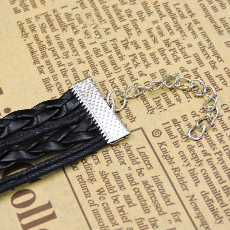 2018 винтажный античный мужской браслет с шармами в виде головы волка