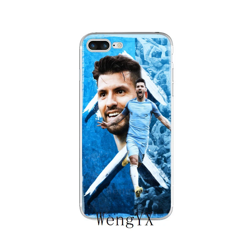 WengYX футболист Sergio Aguero 10 постер тонкий силиконовый мягкий чехол для телефона для iPhone X 8 8plus 7 7plus 6 6s plus 5 5S 5c SE 4 4S - Цвет: SergioAgueroA02