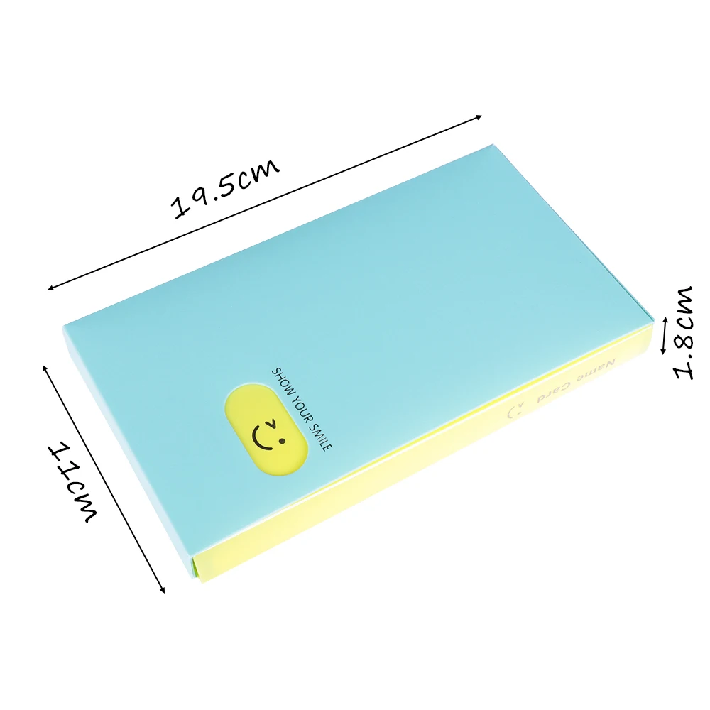 

Hot 120 Pockets Smile Face Lomo Card Photocard Name ID Card Holder Multifunction Photo Album Ticket Holders