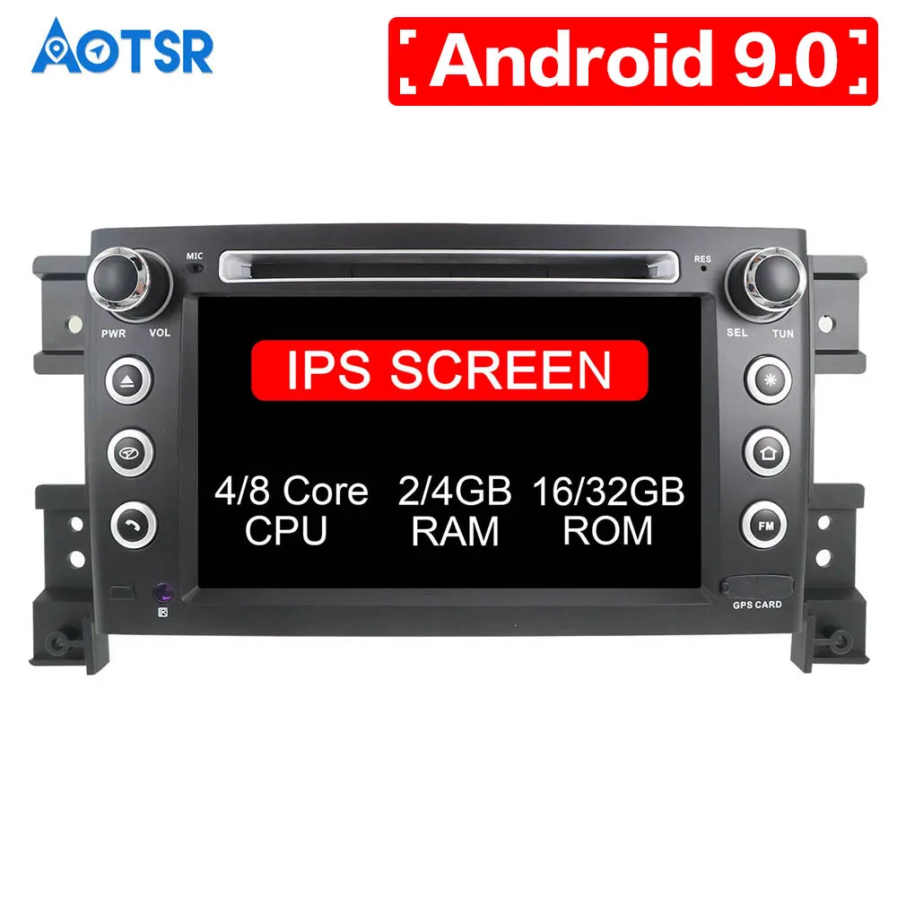 Android 9 0 8 core автомобильный DVD проигрыватель компакт дисков GPS навигации для