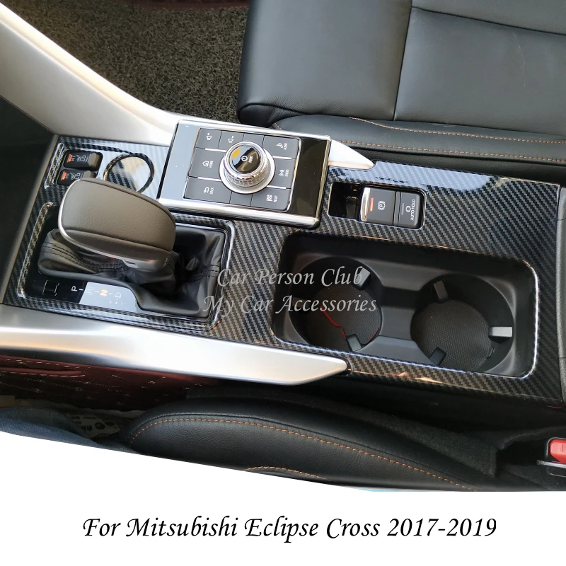 For Mitsubishi Eclipse Cross 2018 2019 Console Gear Shift Frame Cover Trims Molding Decoration ABS Chrome Car Accessories | Автомобили и