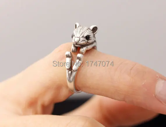 Регулируемые ювелирные изделия с милыми белками животными | Украшения и
