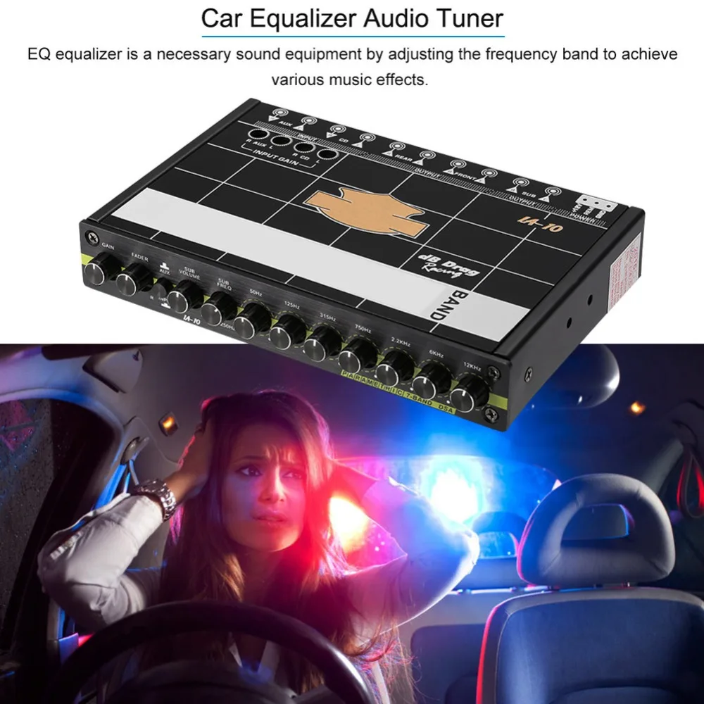 Автомобильный аудио модифицированный графический эквалайзер Fever Class EQ автомобильный 7s автомобильный аудио стерео тюнер W/3,5 мм Aux-in& Knob автомобильные аксессуары Новинка