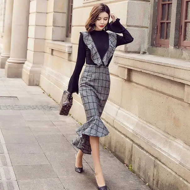 Весна 2020 высокое качество новейший подиумный женский топ с расклешенными