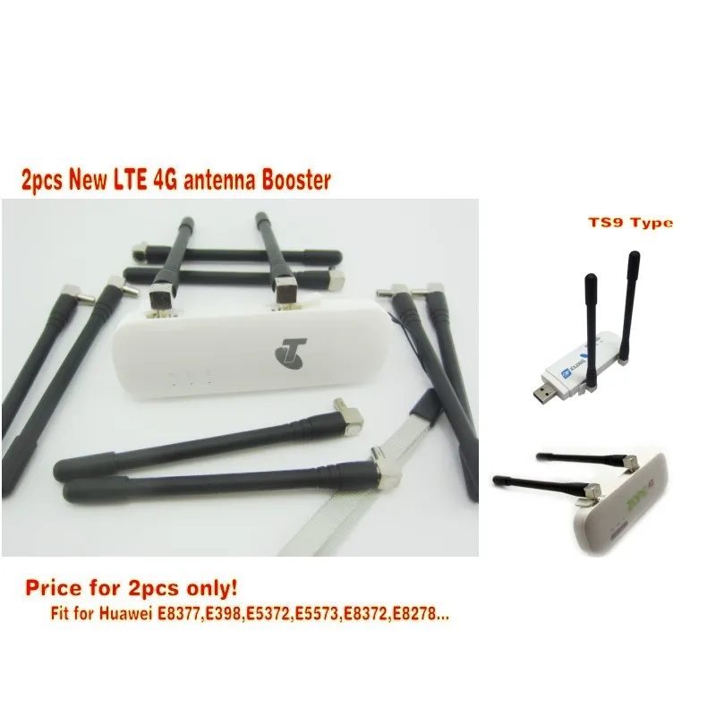 Lot of 1000pairs LTE 4G antenna Booster for Huawei E3370 E3372 E5372 E8372 E5577 E5573 E5377ZTE 3G 4G LTE TS9 CRC9 Connector