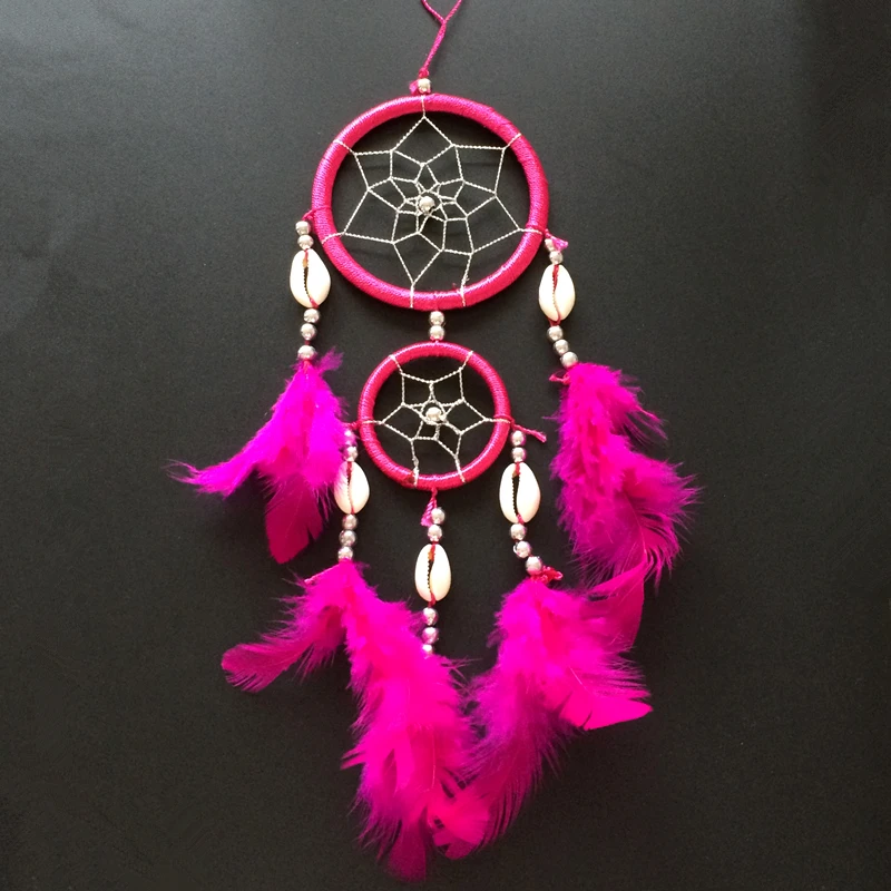 Ловец снов подвески домашний декор родное Америка индийское перо украшение на