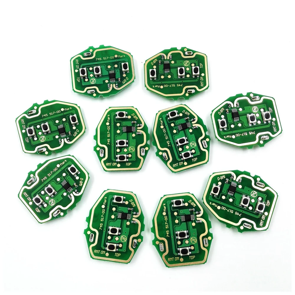 Пульт дистанционного управления для автомобиля 3 кнопки 433 МГц BMW X3 X5 E38 E39 E46