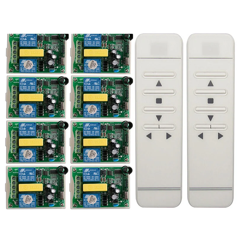 Трубчатый мотор двери гаража/проекционный экран/жалюзи AC 220 V RF беспроводной