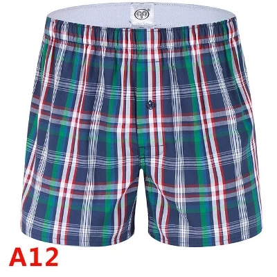 A12 Мужское нижнее белье, хлопок, Cuecas, боксеры, Masculina, Cuecas, мужское нижнее белье, s, боксерские трусы размера плюс M-XXXL - Цвет: A12