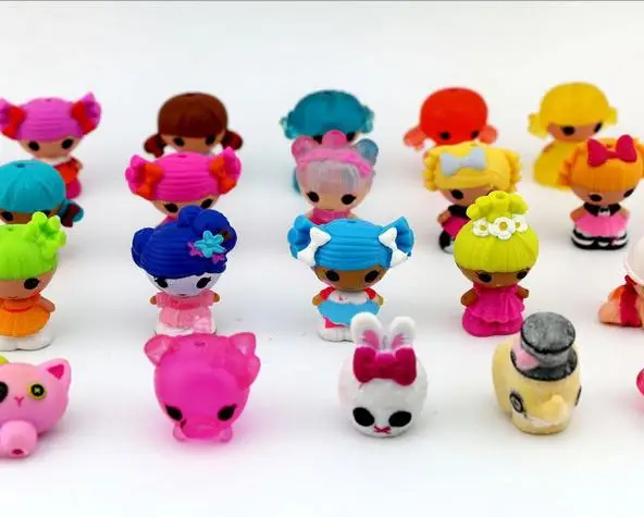 50 шт./лот Мультяшные фигурки Lalaloopsy милые куклы для девочек мини игрушки с