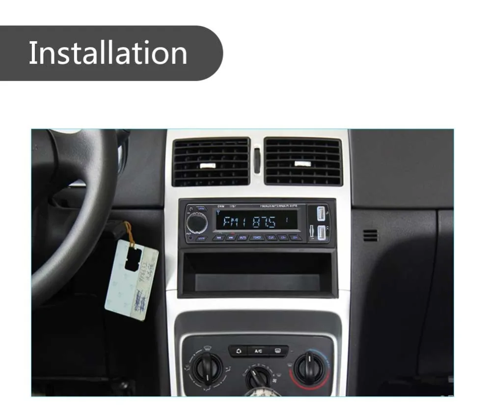 Автомобильное радио кабель для внешнего стереосигнала USB FM TF радио Bluetooth громкой связи Bluetooth гарнитура для Авто 1 din приемник MP3 мультимедиа Автомагнитола