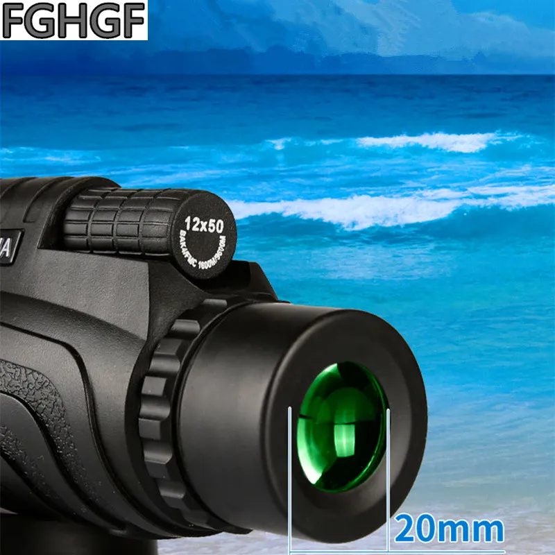 12X Zoom Lens 500 Meters Long Distance Focusing Telescope Handheld Monocular Observing Birds Survival Tool | Инструменты