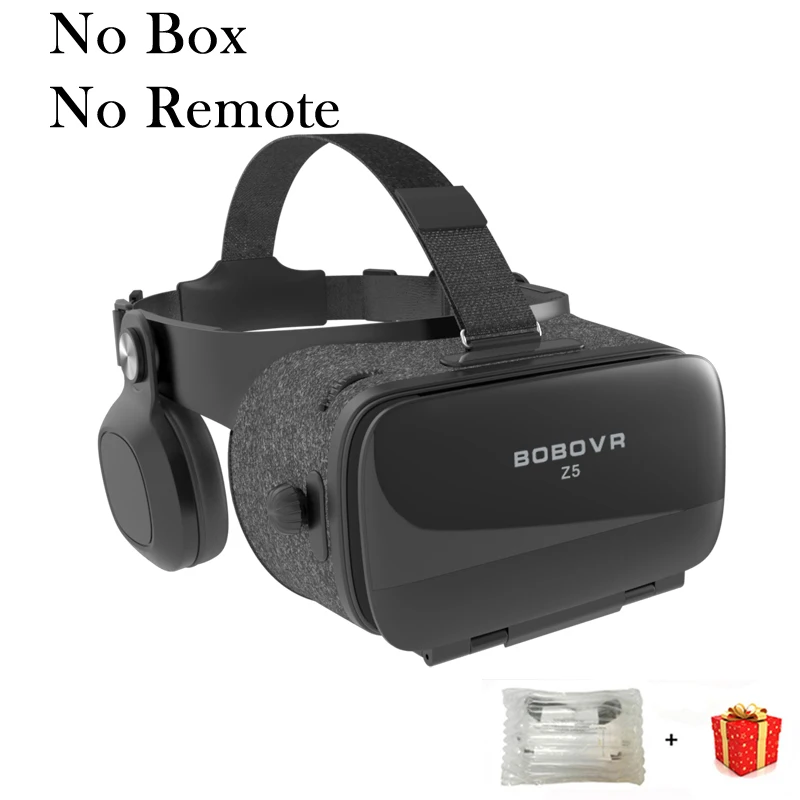 Bobovr Z5 Bobo VR вр видео смарт виар Очки виртуальной реальности 3 D 3d шлем для iPhone Android смартфона VR умный умные игр смартфонов дополненной телефона комплект видеоочки с экраном контролерами стекло дополненная - Цвет: No Box No Remote