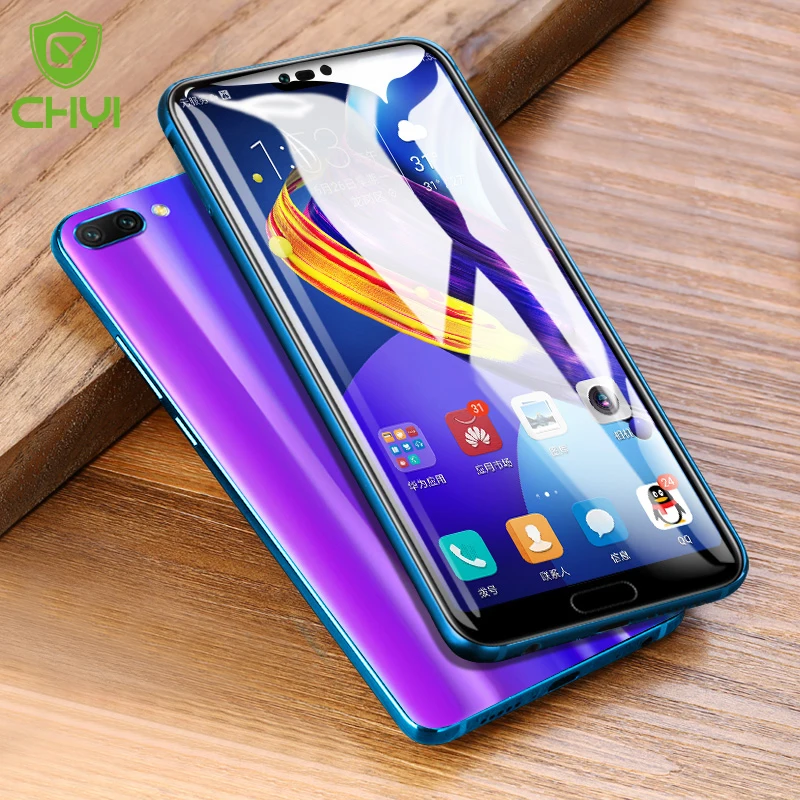 Изогнутая 3d пленка CHYI для Huawei Honor 10 lite защитное покрытие экрана гидрогель с