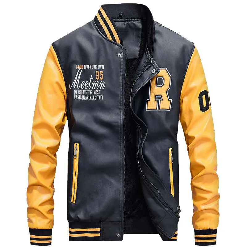 Мужская Флисовая Куртка осенне-зимняя куртка-бомбер с вышивкой в стиле милитари