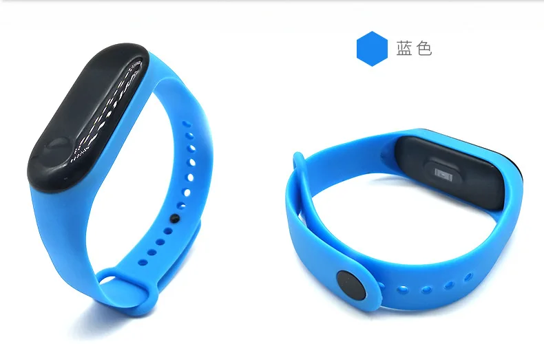 Ремешок силиконовый для Xiaomi Mi Band 3 спортивный браслет смарт часов xiaomi mi band