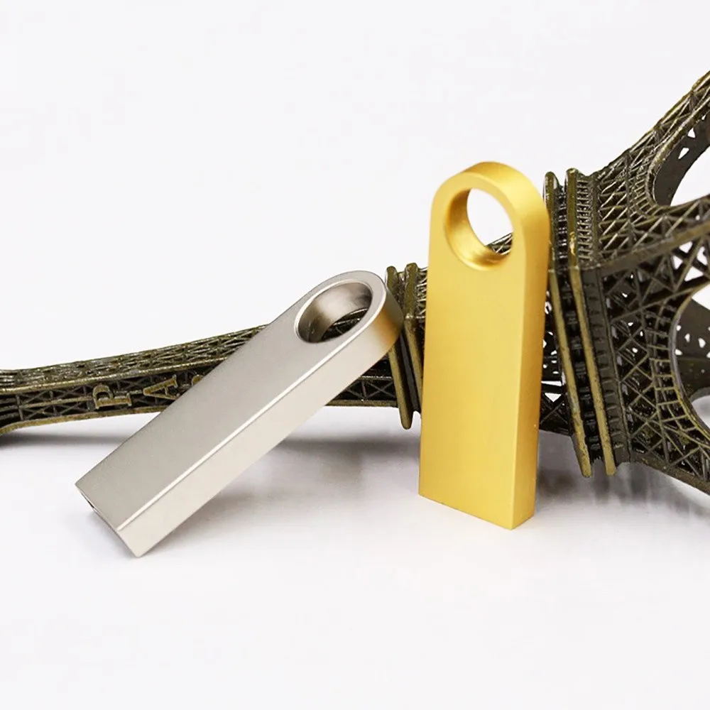 YIFUTE мини USB флеш-накопитель 128 Гб 64 ГБ 32 ГБ 16 ГБ 8 ГБ металлическая ручка-накопитель Флешка 128 64 32 16 8 ГБ USB флеш-память cle USB флеш-накопитель