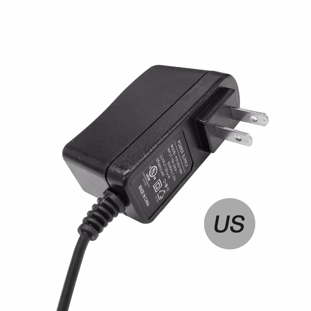 UL список регулируется Мощность адаптер переменного тока 100-240V DC/DC 12V 1A переключатель переключения Питание адаптер