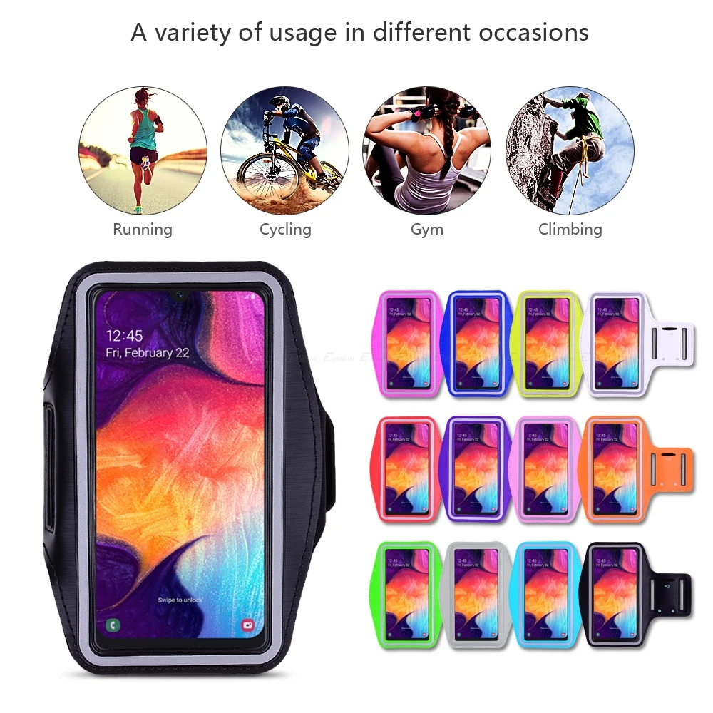 Водонепроницаемый нарукавник для бега спорта спортзала Samsung Galaxy A10 A20 A30 A40 A50 A70 A60