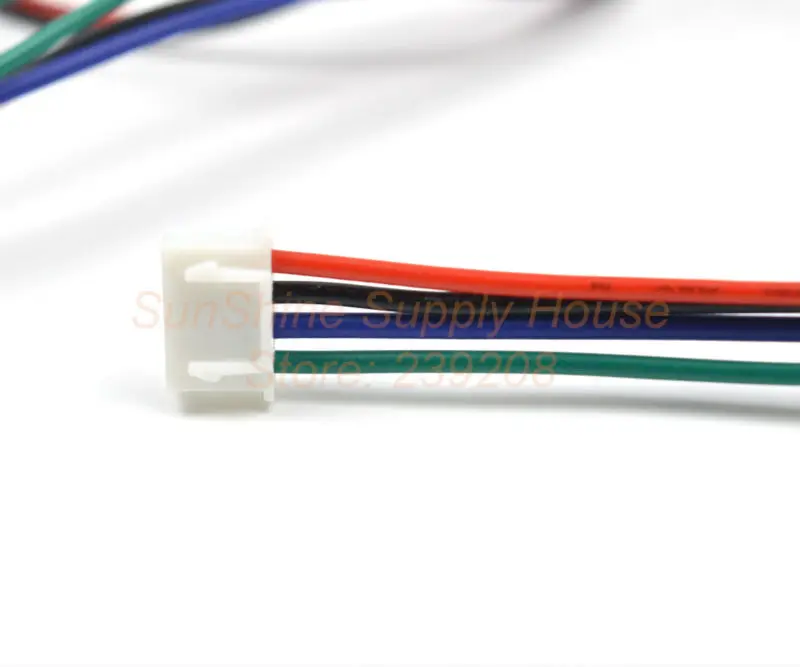 5 шт./лот XH 2.54 Разъем 1 м 4Pin женщина RepRap Dupont жильный кабель для NEMA17/42 шагового