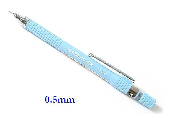 Sky Blue 05mm 1Pc 1 шт. Staedtler 925 65 автоматический механический карандаш 0,3/0,5/0,7/0,9 мм разноцветный тела Цвета для рисования, черчения, написание - Цвет: Sky Blue 05mm 1Pc