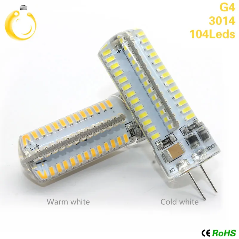 5 шт./лот G4 E14 лампада G9 светодиодные фары 12V AC220V 3 Вт 6 7 9 12 15 3014/2835 COB LED вместо 30
